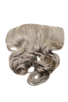 Haarverlängerung 5 Clips lockig grau Modell: WH5008-180C