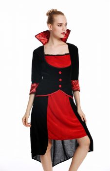 Vampirin Böse Fee Damenkostüm Kleid S Modell: W-0255