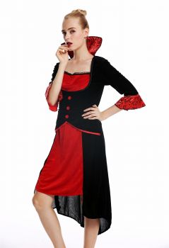 Vampirin Böse Fee Damenkostüm Kleid S Modell: W-0255