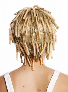 Perücke Karibik Afro Spirallocken Rasta Blond Mix Modell: DH1110