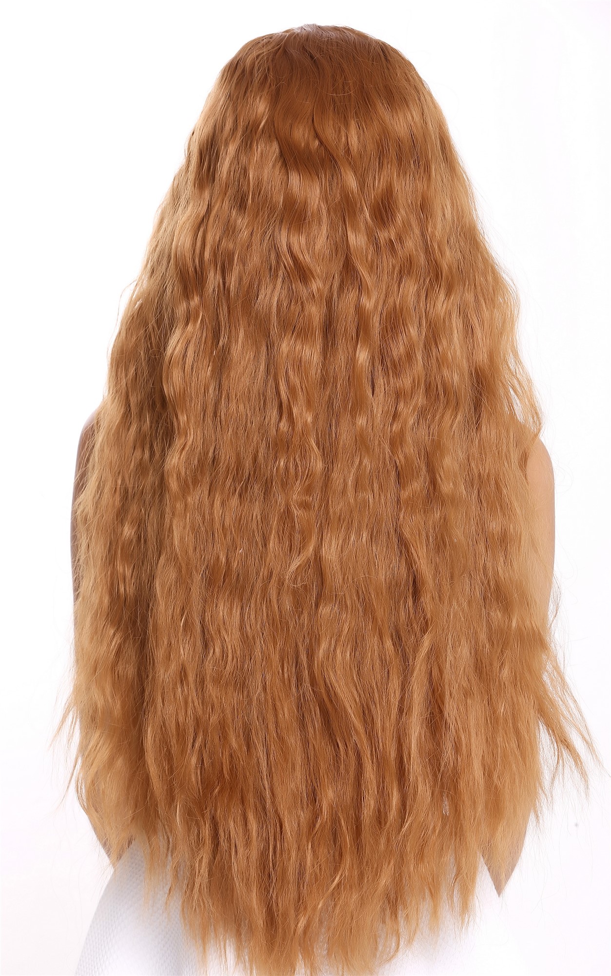 Blond Modell: UP Accessoires und Lang Gewellt - Kupferblond für 6083HDRESS Der Onlineshop Kostüme, Mittelscheitel Perücken ME Perücke