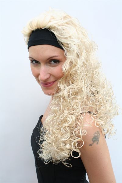 Blonde Perücke mit Stirnband Modell: PW0102