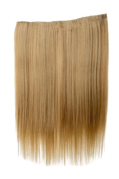 Haarteil Haarverlängerung 5 Clips glatt Blond Hell-Goldblond Modell: L30173
