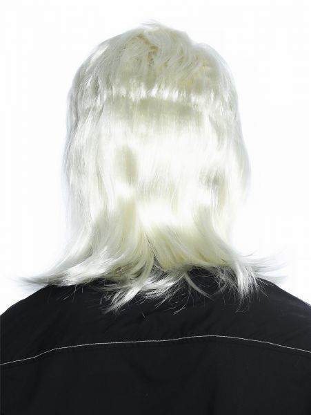 Perücke Vokuhila braun platin blond 80er Hipster retro Proll Modell: CW-031-P4-P613